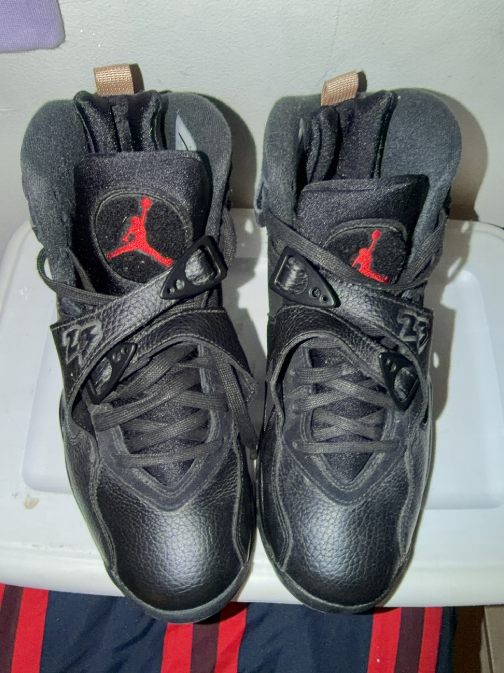 Size 9.5 - OVO x Air Jordan 8 Retro Black
